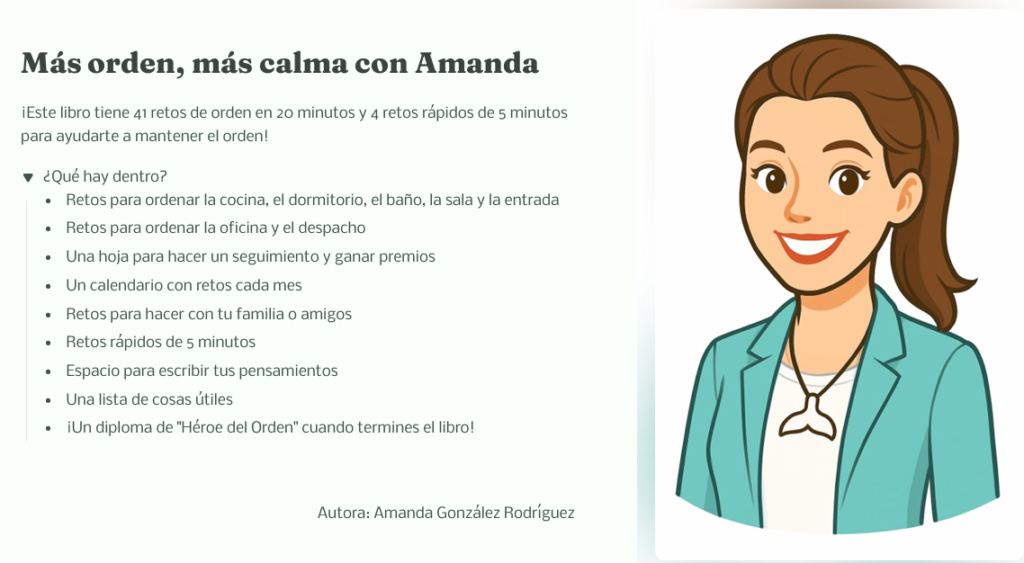 Más orden, más calma con Amanda -Ebook-