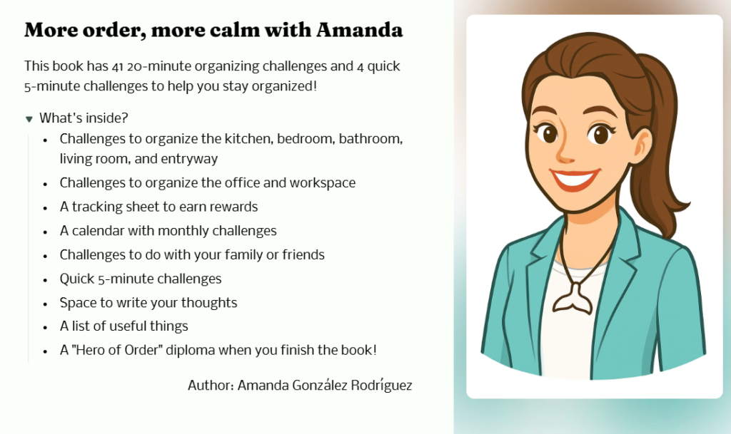 More order, more calm with Amanda -Ebook-