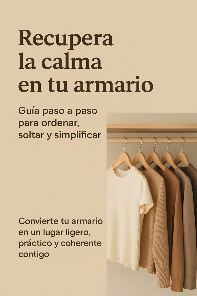 Recupera la calma en tu armario