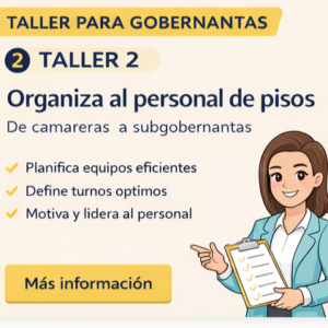 Taller 2 — Organización diaria del departamento de pisos